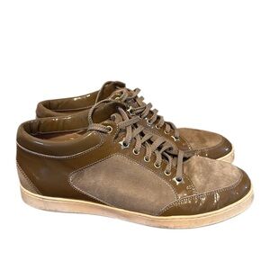 Jimmy Choo Patent Leather Low Sneakers‎ 38 8 US